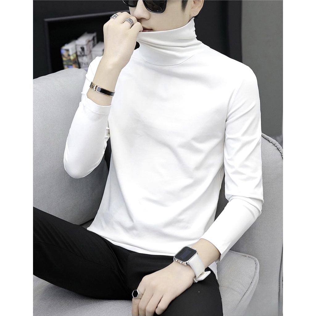 Áo giữ nhiệt Nam kiểu dáng Hàn quốc - chất liệu thun cotton - ôm body