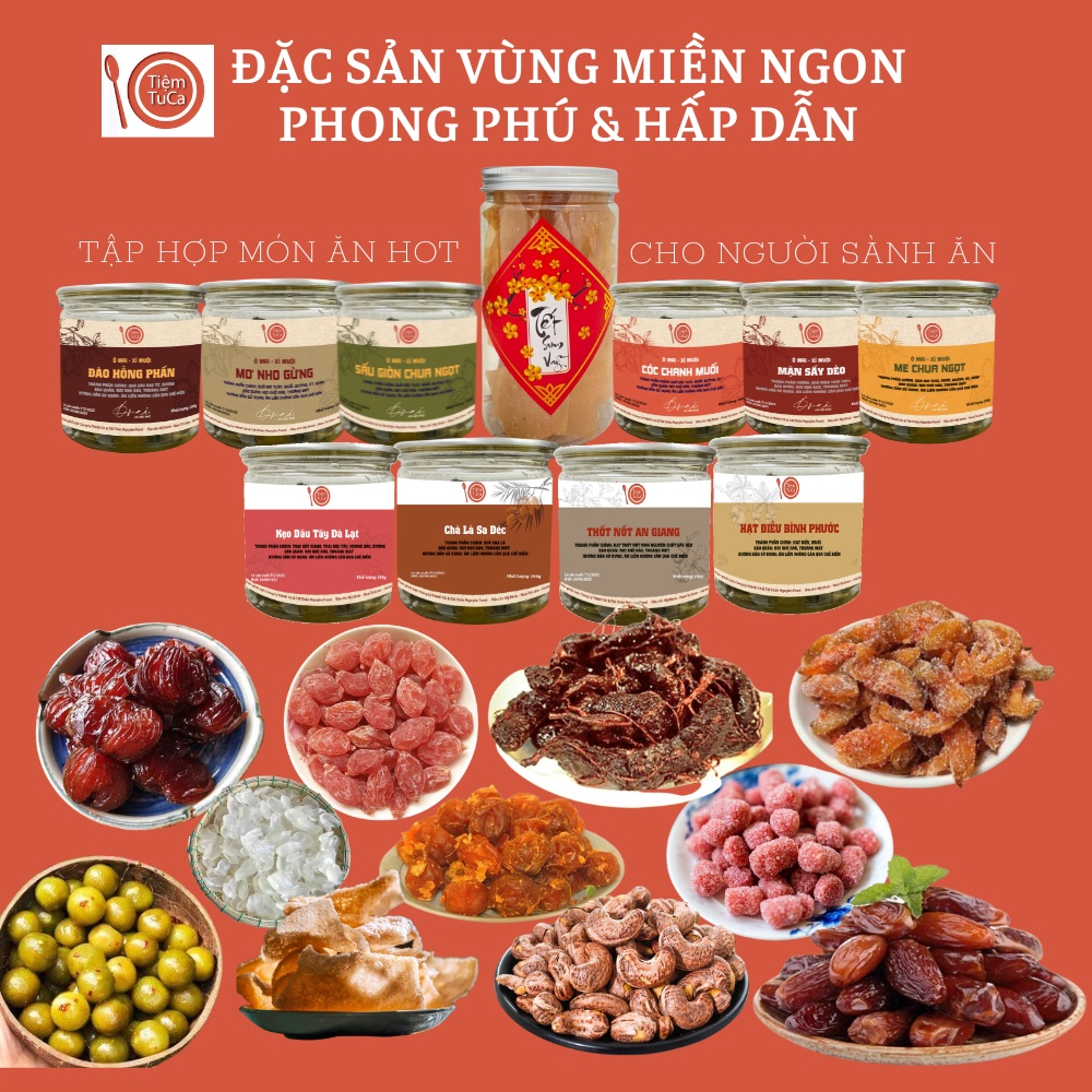 Đồ ăn vặt - Món ăn vặt ngày tết đãi khách được ưa chuộng, ngon nhất cho gia đình dịp tết nguyên đán QUÀ TẾT QUÝ MÃO 2023