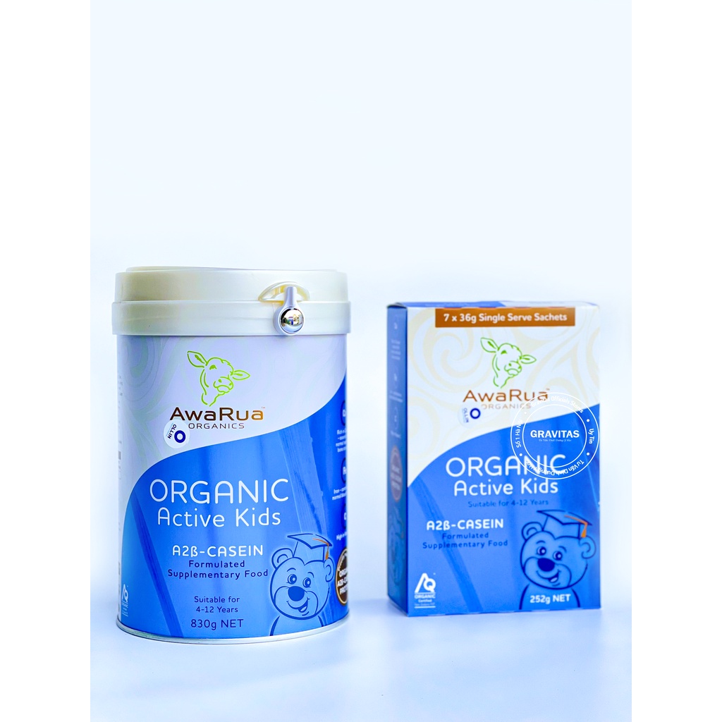 Sữa bột AwaRua Organic A2 Nguyên Kem và Tách Kem - Newzealand