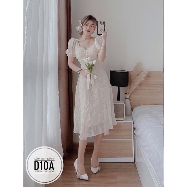 đầm dự tiệc trắng bigsize 55kg-90kg😘😘