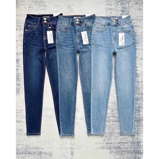 Quần skinny trơn 2 nút cực xinh