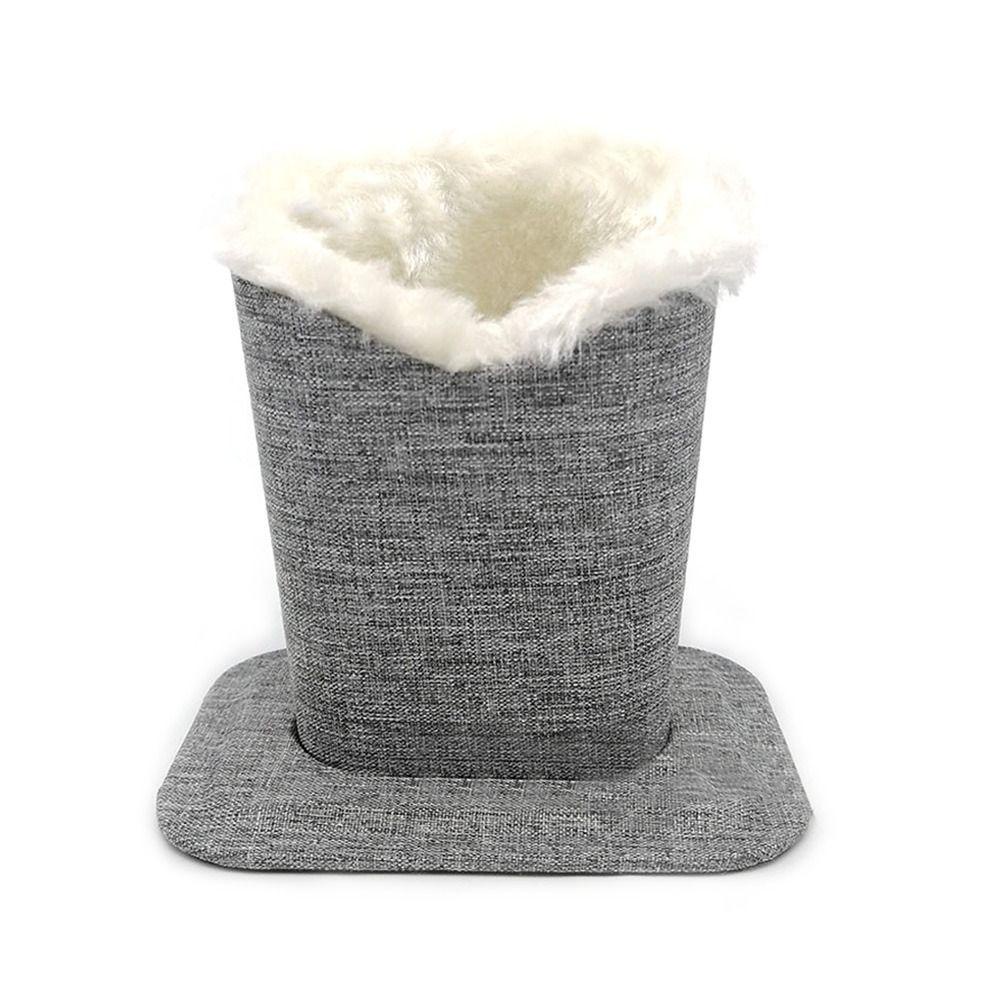 FUTURE Hộp Đựng Mắt Kính Bằng Da PU Phối Lông Sang Trọng Ốp