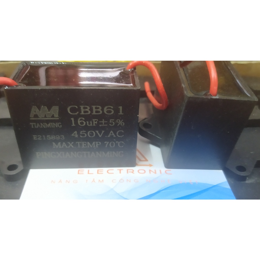 Tụ CBB 16uf 450VAC G9-2 PVN19204