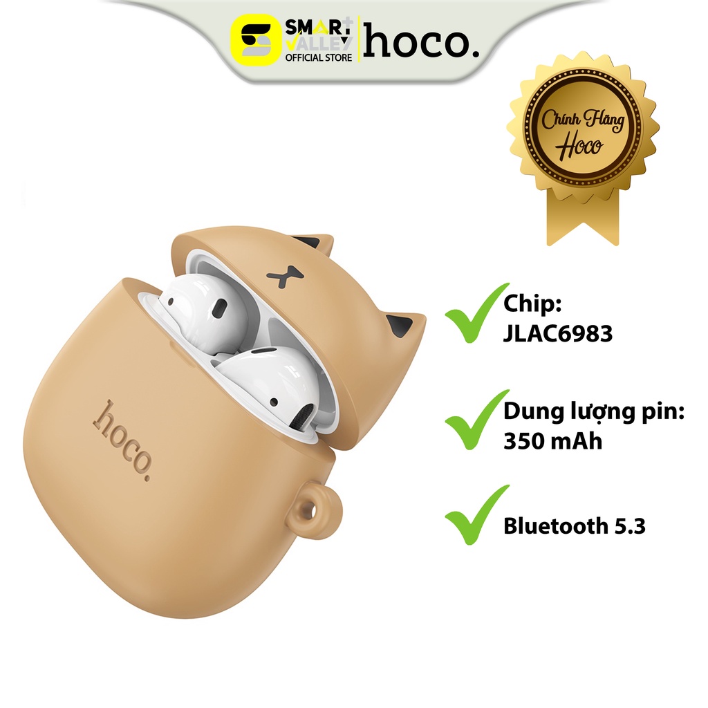 Tai Nghe Nhét Tai Hoco EW45, Bluetooth 5.3 TWS, Có Micro Đàm Thoại, Chống  Trầy Xước ,Mồ Hôi, Kèm Vỏ Bọc Bảo Vệ Tai Kute | Shopee Việt Nam