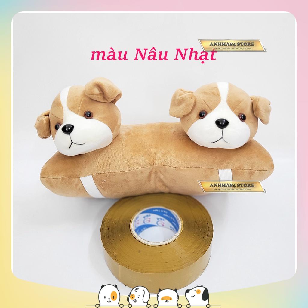 Gối đi xe máy 2 đầu SIÊU MỀM - Gối đi xe máy cho bé chất lượng cao - Hình chó - anhma84 store TPHCM - có sẵn giao ngay