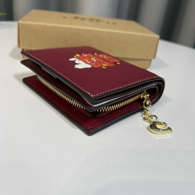 Ví C0a*ch ngắn họa tiết xinh xắn