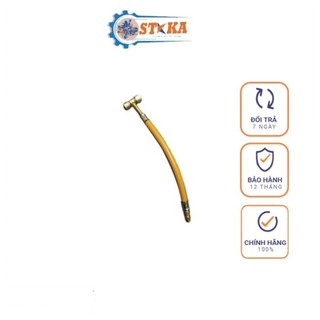 Vòi, dây bơm lốp xe 2 đầu búa, bơm lốp xe máy, ô tô, xe đạp tiện dụng cắm trực tiếp vào đầu hơi không cần đồng hồ