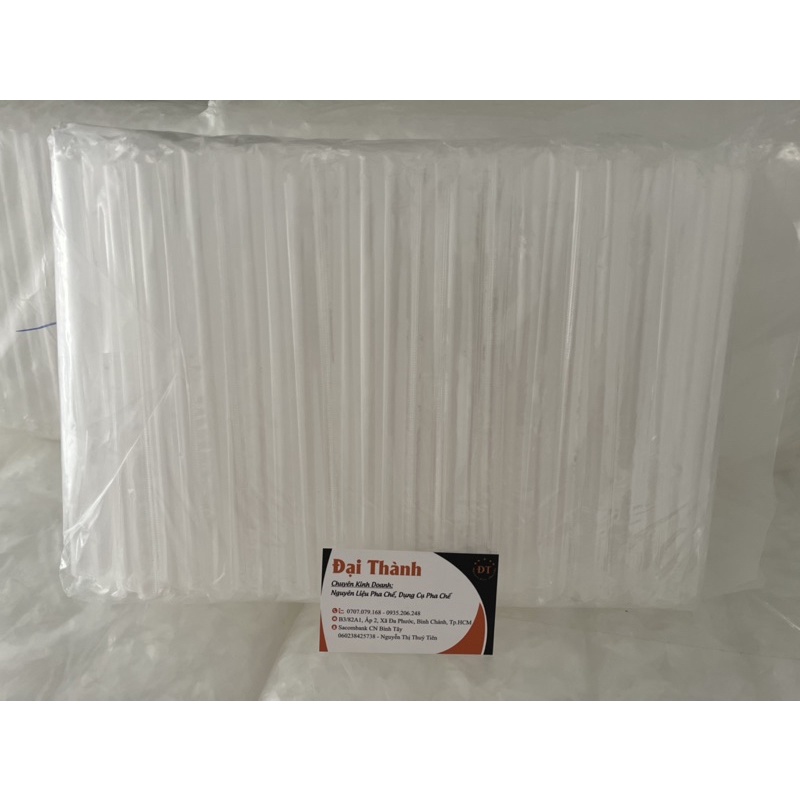 Ống hút nhựa hút trân châu, sinh tố, nước mía… bịch 0.5kg