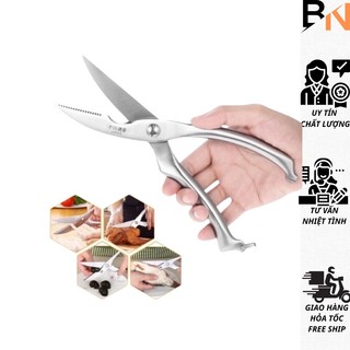 Kéo cắt xương gà inox, kéo cắt gà đa năng nhật bản