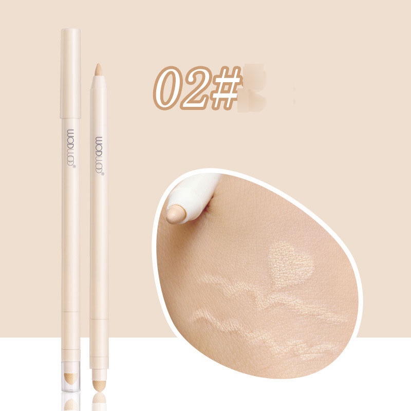 Bút kẻ bọng mắt, bút che khuyết điẻm WODWOD, có sẵn đầu blend màu và đầu chuốt bút