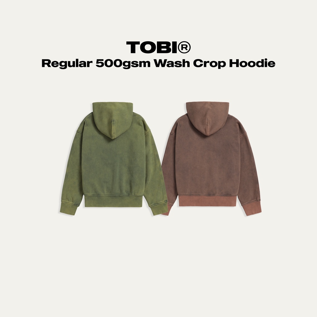 Áo Hoodie 500gsm Wash TOBI