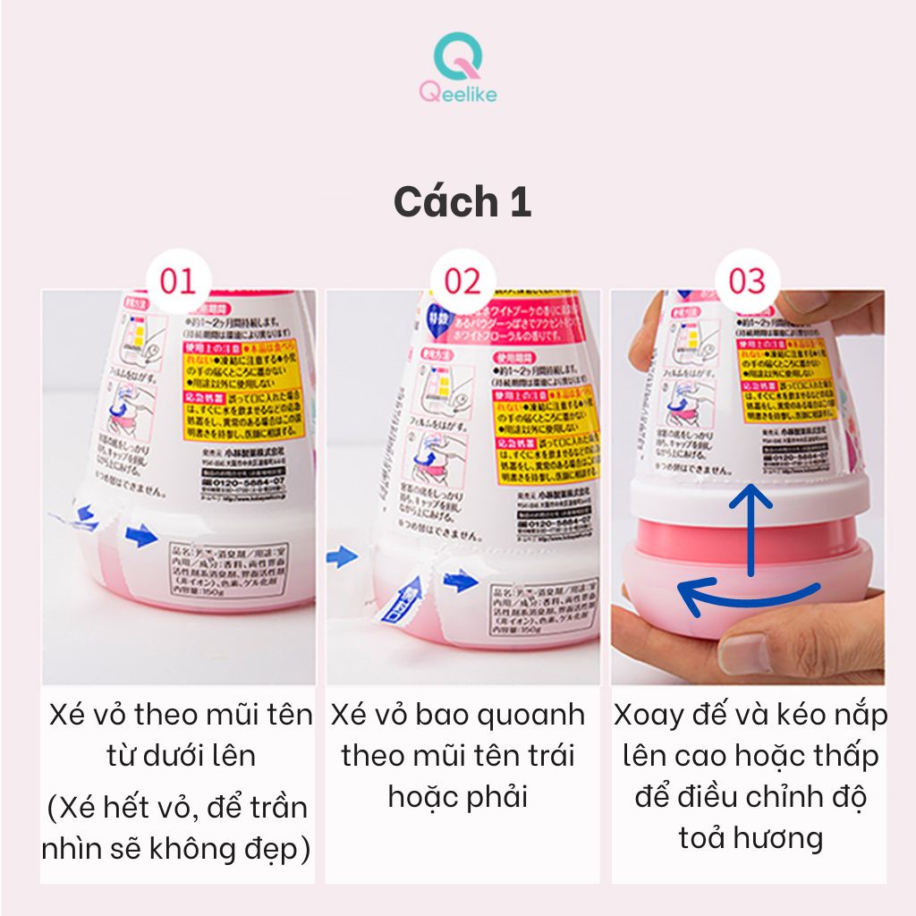 Sáp thơm phòng ngủ, thơm tủ quần áo Sawaday Happy Nhật Bản, khử mùi nhà vệ sinh hương thơm dịu nhẹ và bền lâu