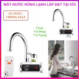 Máy nước nóng lạnh lắp đặt tại vòi, nóng lạnh lắp đặt tại vòi làm nóng cực nhanh chống giật an toàn
