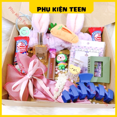 Hộp quà xinh xắn đáng yêu tặng bán gái người yêu bạn thân các dịp sinh nhật 8/3 20/10 ngày lễ kỉ niệm đủ tone màu