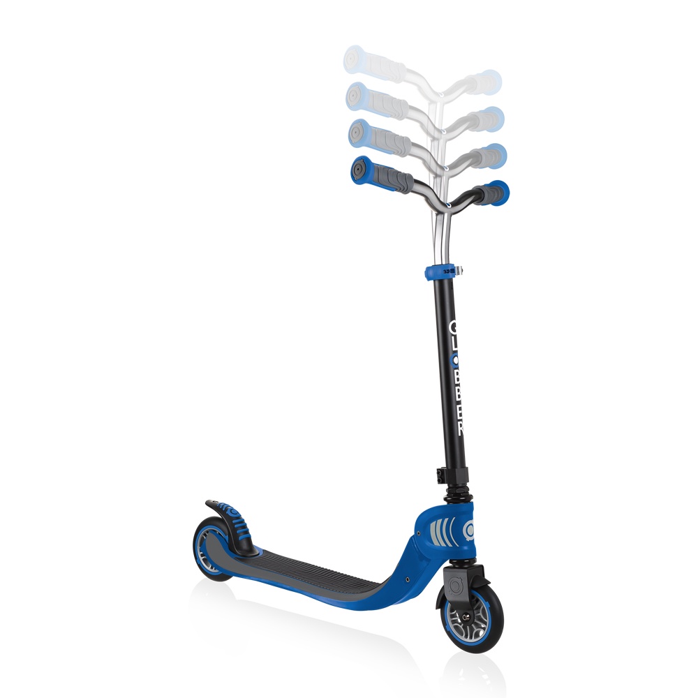 Xe trượt scooter Globber Flow Foldable 125 - Đen/Xanh dương