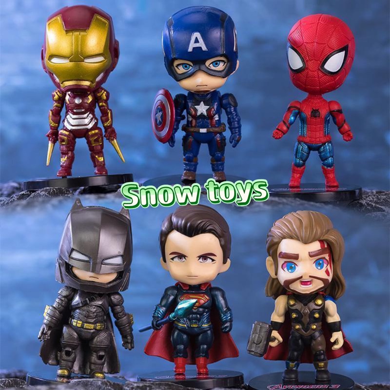 Mô hình Avengers DC Marvel Thor Captain America Black Panther Black Widow Batman Hulk Loki Thanos Doctor Strange Iron