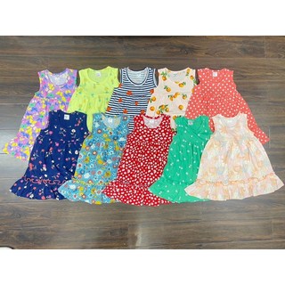 Đầm babydoll Carter bé gái xuất xịn cotton mềm.