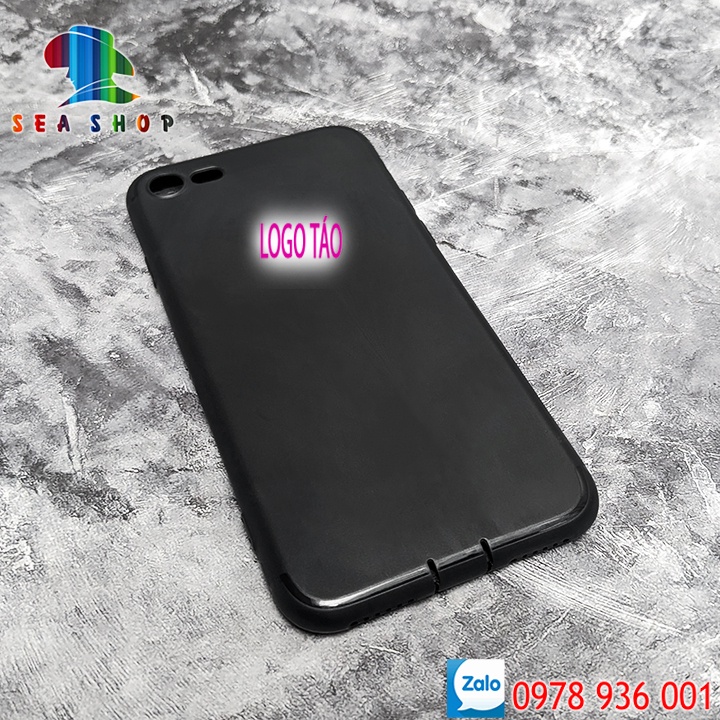 Ốp lưng iPhone 7, 8 nhựa dẻo - Đen - Chống trơn trượt