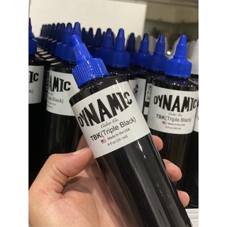 Mực dynamic tbk siêu đen 8oz 240ml usa - mực xăm tattoo