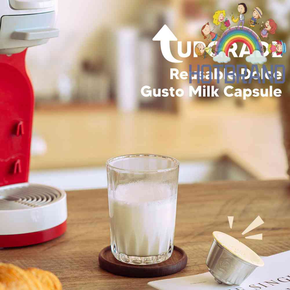 Cốc Lọc Cà Phê Sữa Bằng Thép Không Gỉ Có Thể Tái Sử Dụng Cho Dolce Gusto