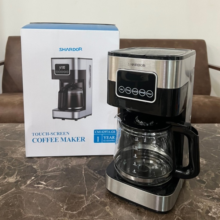 Máy pha cà phê tự động cao cấp Shardor CM1429TA-GS - Công suất: 900W - Hàng Chính Hãng