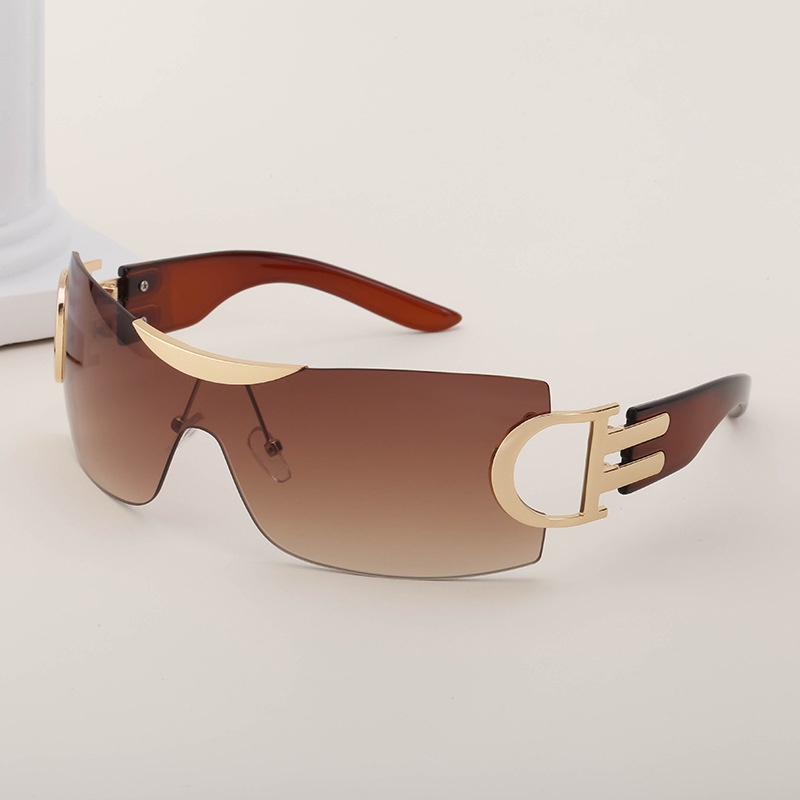 Kính Mát Không Viền Nhiều Màu Sắc Thời Trang 2023 Dành Cho Nam Và Nữ