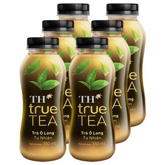 Lốc 6 chai trà ô long TH True Tea 350ml