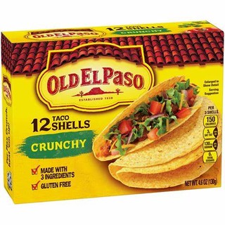 Bánh Taco Shells 12 Crunchy Old El Paso 135g
