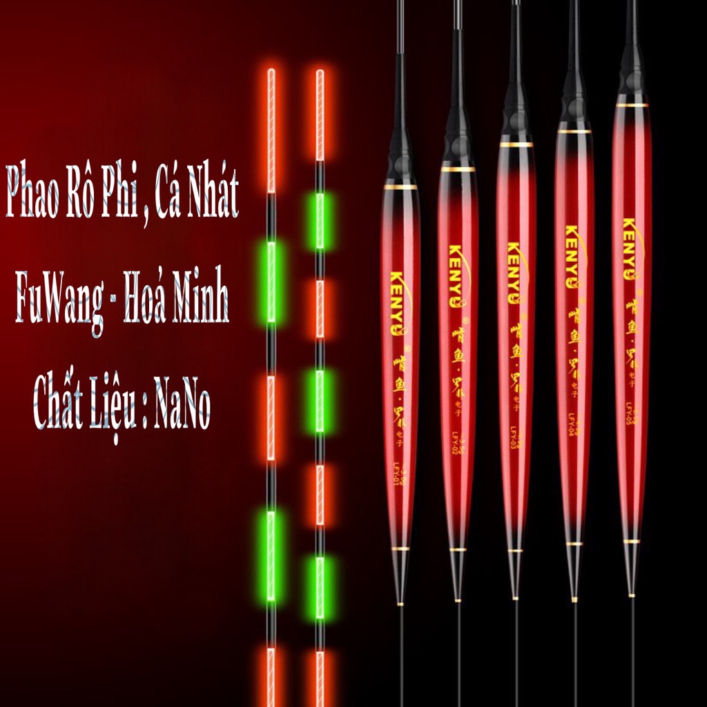 Phao Câu Đài cao cấp FuWang Hỏa Minh chuyên rô phi , cá nhát ngày đêm ,bảo vệ 2 lớp , độ hoàn thiện cao , lật nhanh nhậy
