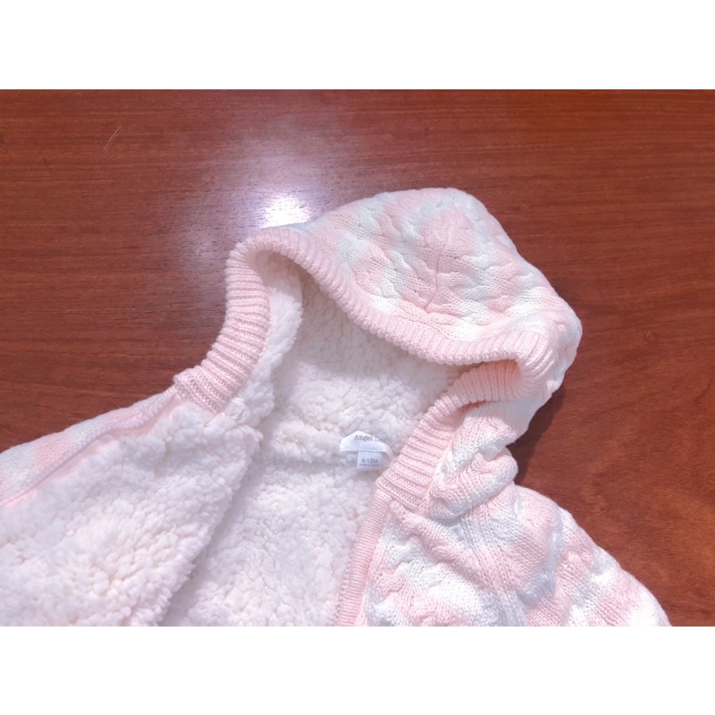 Áo khoác len lót lông cừu dư xịn cho bé