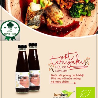 Sốt Teriyaki hữu cơ Lumlum 200ml Organic Teriyaki Sauces