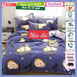Ga gối trải giường cotton poly, mềm mịn 2MX2M- chọn mẫu trong bài