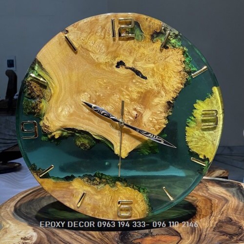 1KG Keo Epoxy Resin AB 3:1 Loại tốt Siêu cứng- Chống ố vàng Cao-  Tự tan bọt hoàn toàn
