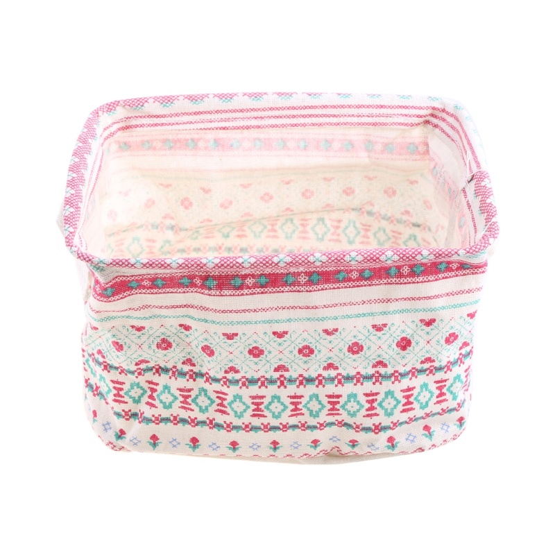 Hộp Đựng Đồ Trang Sức / Mỹ Phẩm Để Bàn Bằng Vải Lanh Chất Lượng Cao