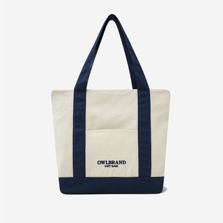 Túi tote Owlbrand/Trắng