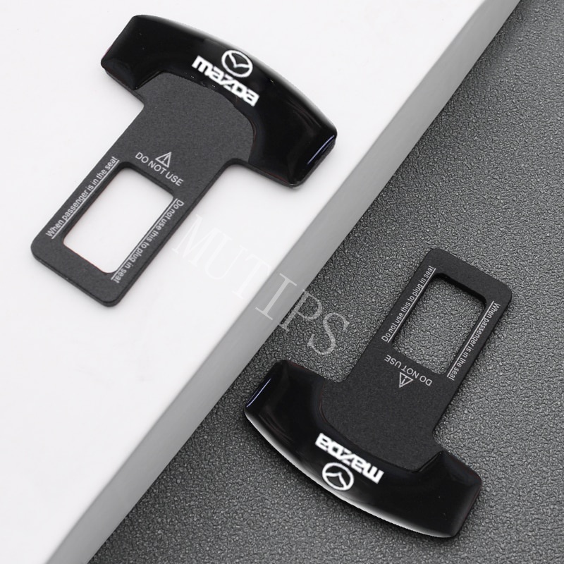 MAZDA 1 / 2 Chốt Khóa Dây An Toàn Bằng Kim Loại Cho Xe Hơi Mazda2 3 6 5 bl gh gp CX5 CX30 CX8 CX3