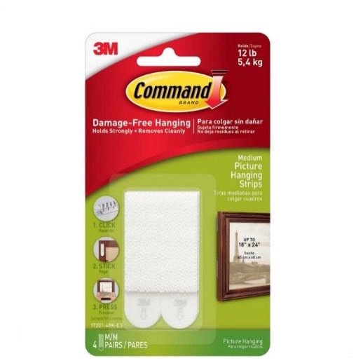 Miếng dán treo tranh 3M command loại 5.4kg