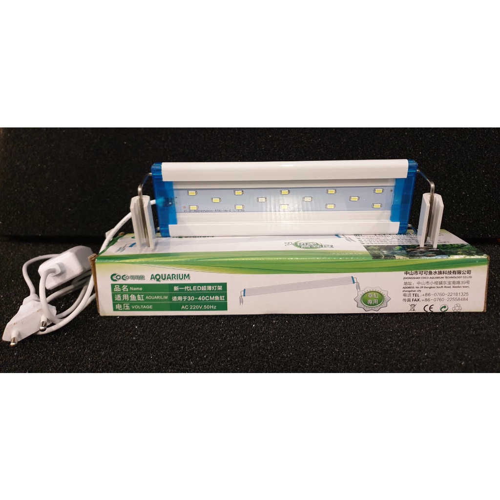 Đèn LED máng COCO ánh sáng RGB  dùng bể 30-60cm dành cho bể cá, bể thủy sinh