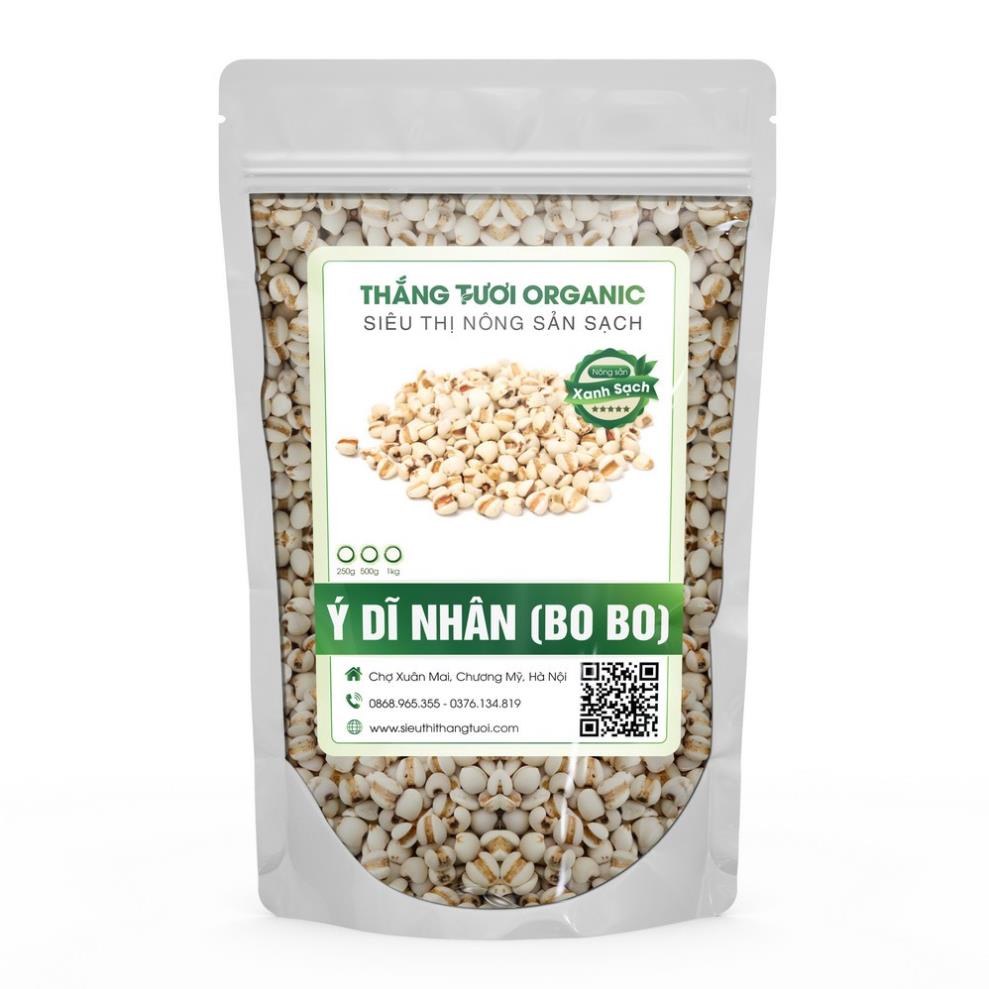 Ý dĩ nhân - hạt bobo trắng ngon Loại 1 đã tách vỏ - nguyên liệu không thể thiếu của nhiều món canh hầm chè cháo