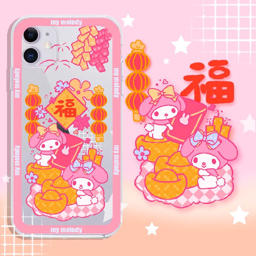 Ốp Điện Thoại TPU Mềm Chống Sốc Hình Hello Kitty Năm Mới 2023 Cho IPhone 14 13 12 PRO 12 mini 11 PRO Max Xs Max XR 6 7 8 Plus SE2020