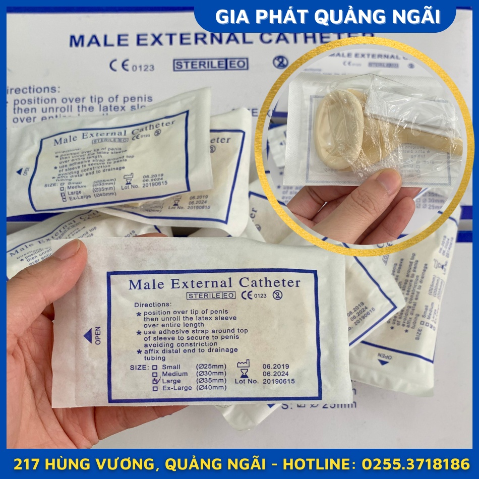 CAPOT TIỂU NAM BAO CAO SU TIỂU NAM TÚI DẪN LƯU NƯỚC TIỂU