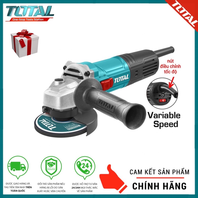 TOTAL MÁY MÀI GÓC 900W ( có điều tốc) TG109100565