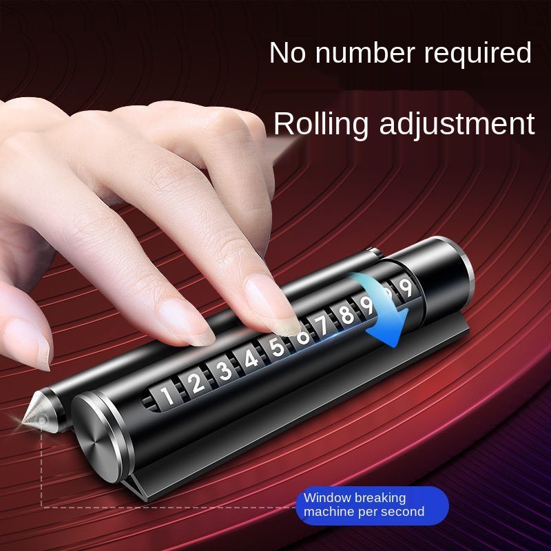 Bảng ghi số điện thoại kim loại số xoay. Bảng ghi sdt đỗ xe ô tô size lớn tiện dụng