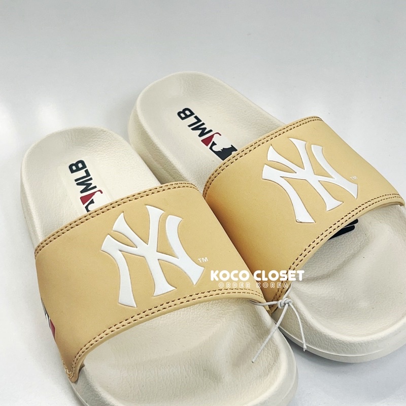 Dép MLB Nội địa quai ngang Classic NY