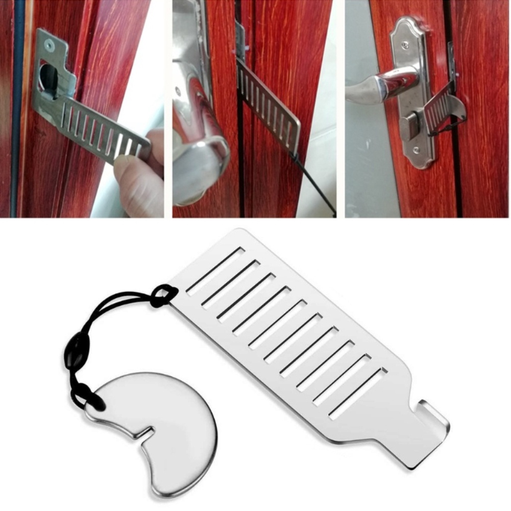 Chống Trộm Cửa Di động khóa cho du lịch tự vệ chặn cửa an ninh khóa chốt thiết bị cải thiện du lịch khách sạn căn hộ khóa cửa an ninh BRI