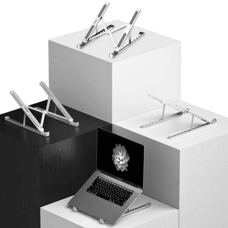 Giá Đỡ Laptop Bằng Hợp Kim Nhôm Có Thể Gấp Gọn Tiện Dụng