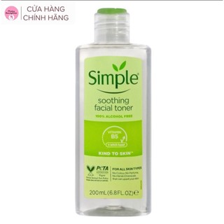 Nước Hoa Hồng Simple Soothing Facial Toner (200ml)