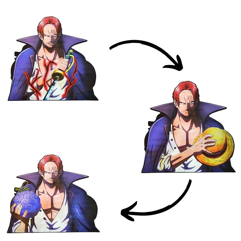 Sticker 3D One Piece dán điện thoại - laptop - ô tô chống nước