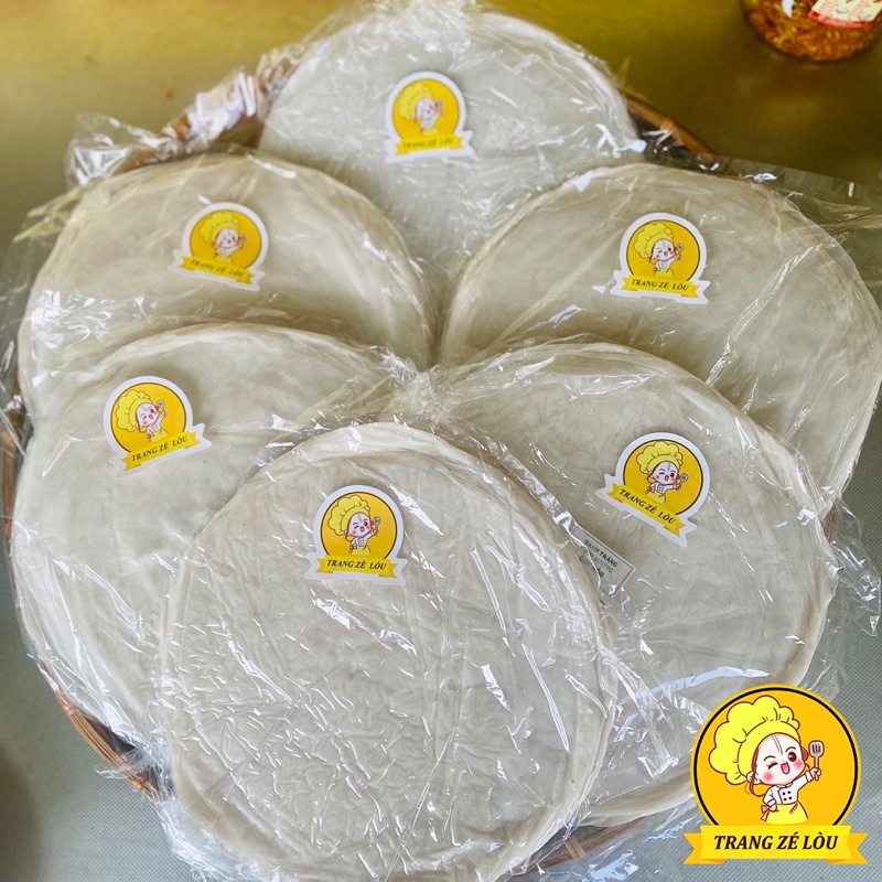 Bánh Tráng Phơi Sương Tròn Mỏng Dẻo🥞Thơm Ngọt Vị Bột Gạo🥞Ăn Vặt Trang Zé Lòu