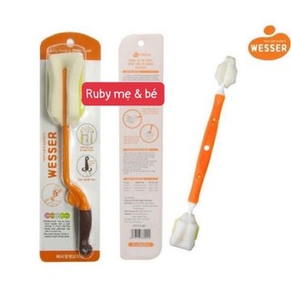 Dụng cụ vệ sinh, cọ rửa bình sữa wesser 2 đầu, xoay 360 độ wesser cao cấp